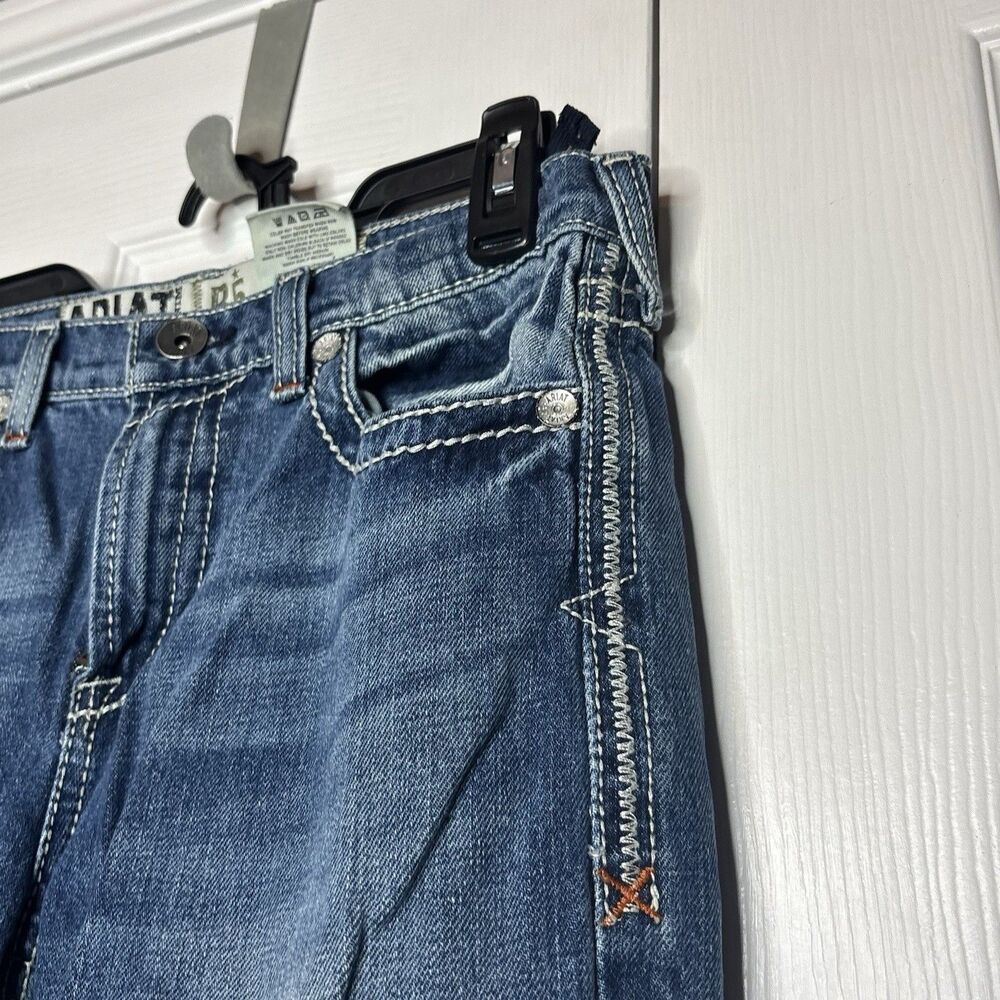 Ariat Boys 16 Slim B5 Bootcut Jeans Medium Wash Western - Picture 7 of 10